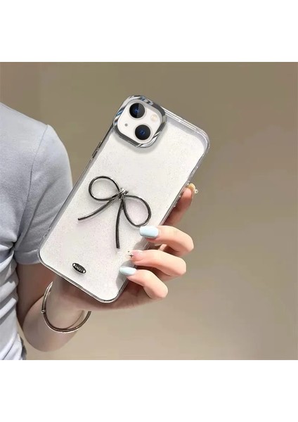 Apple - iPhone 15 Plus Zebana Bow Silikon Kılıf - Şeffaf fiyatları