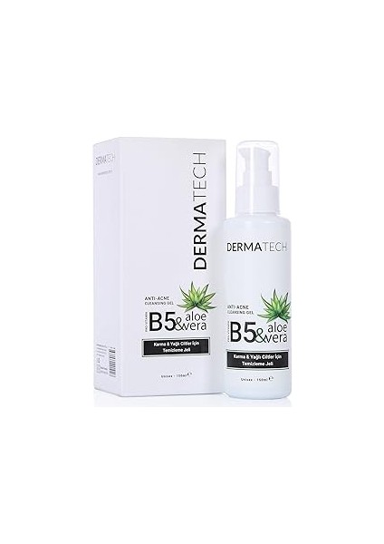 Dermatech Karma ve Yağlı Ciltler Için Temizleme Jeli