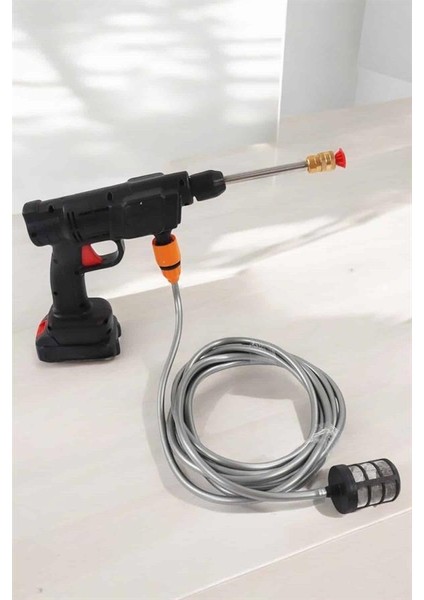 Şarjlı Oto Yıkama Tabancası Su Basınçlı Hazneli Bataryalı - EG001S-4R6L18 indirimleri