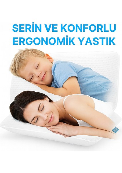 Serin ve Konforlu 6'lı Ergonomik Yastık (1X1200GR)