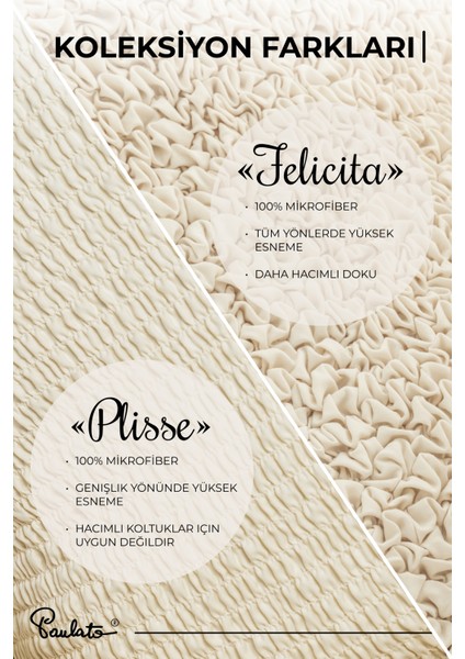 Lastikli Esnek ve Yıkanabilir Piliseli Kakao 3 Kişilik Koltuk Örtüsü fırsatları