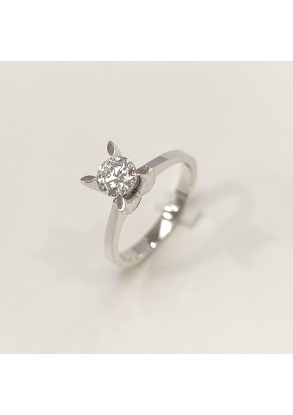 Hrd Sertifikalı 0.55CT G Pırlanta Tek Taş Yüzük 14 Ayar Altın Hd Videolu fiyatları