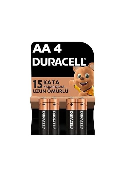 Aa Alkalin Kalem Pil (4'lü Paket) 1,5 V LR6/MN1500