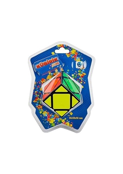 Smile Games Sabır Küpü Kare Cube Skewb Oyunu, 5,6 cm