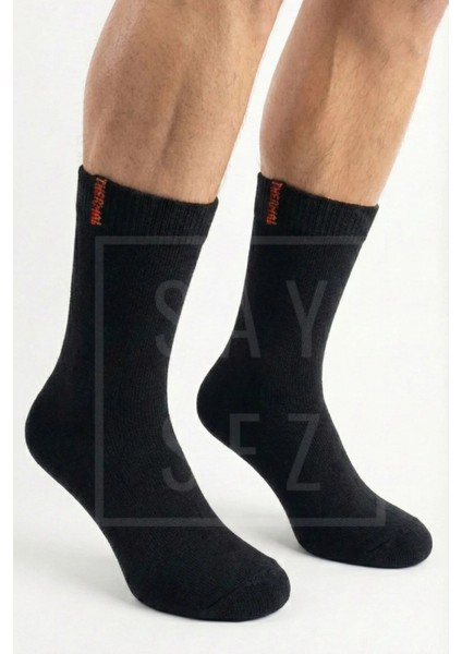 3 Çift Termal Erkek Kışlık Soket Havlu Kalın Çorap Dikişsiz Siyah Renk Premium Pamuk fiyatları