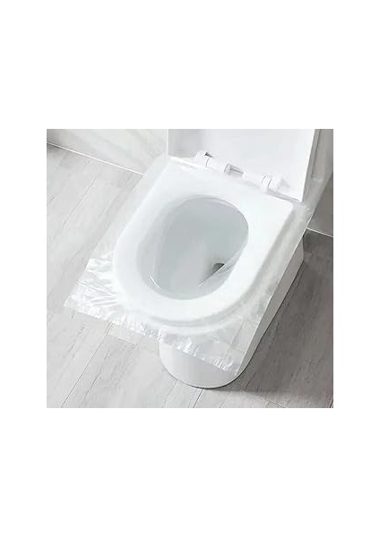 Klozet Kapak Örtüsü Dispenseri, Tek Kullanımlık Hijyenik - 50 Adet, Seyahat, Otel, Avm, Okul,