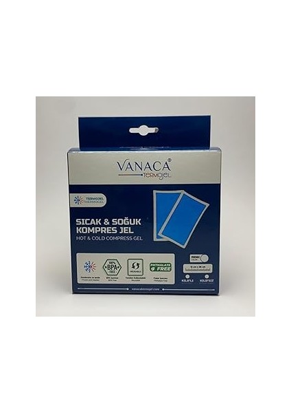 Soğuk Kompres Jel, Sıcak Kompres Jel, Isıtıcı ve Soğutucu Kompres Jel, Termojel, Buz Paketi, Termof