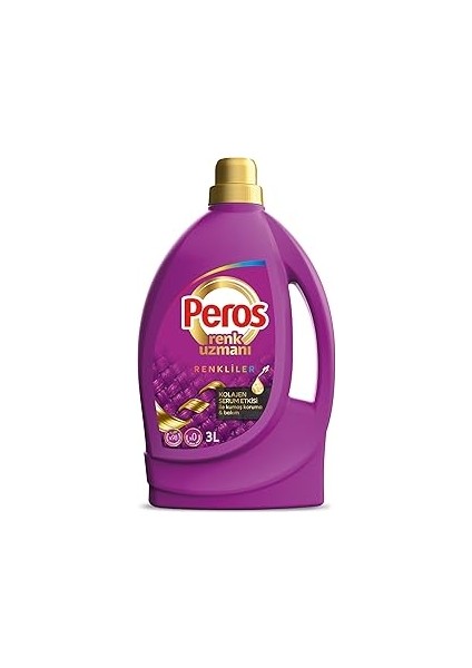 Peros Renk Uzmanı Renkliler Sıvı Bakım Deterajını 3000 ml