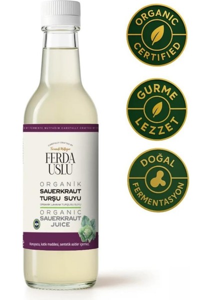 Organik Probiyotik Turşu Suyu- Sauerkraut 330 ml