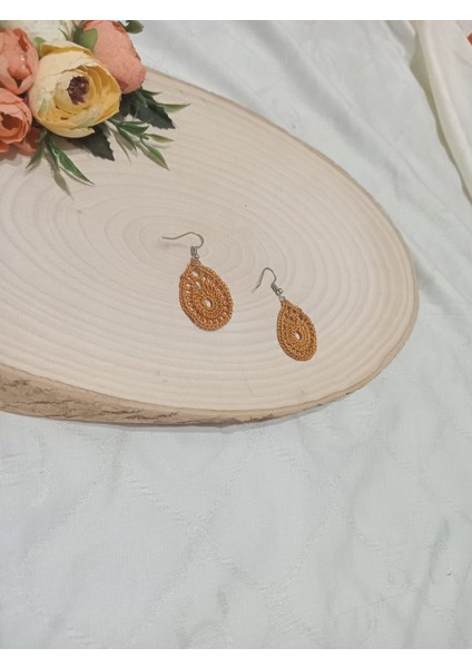 El Işi Örgü Küpe modelleri