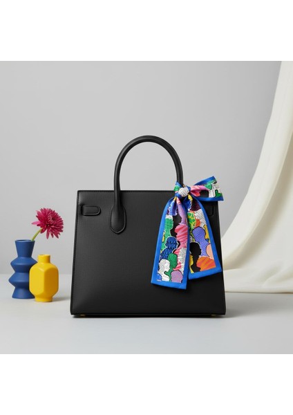 Pop-Art Siluet Desenli Bandana Fular fiyatları