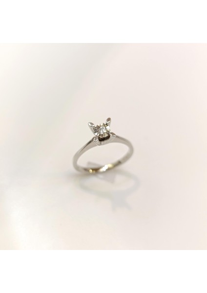 0.08CT Efekli Tek Taş Pırlanta Yüzük 8 Ayar Altın Hd Videolu fiyatları