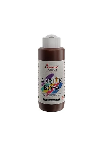 Red Rose Kahverengi Akrilik Boya 120 ml