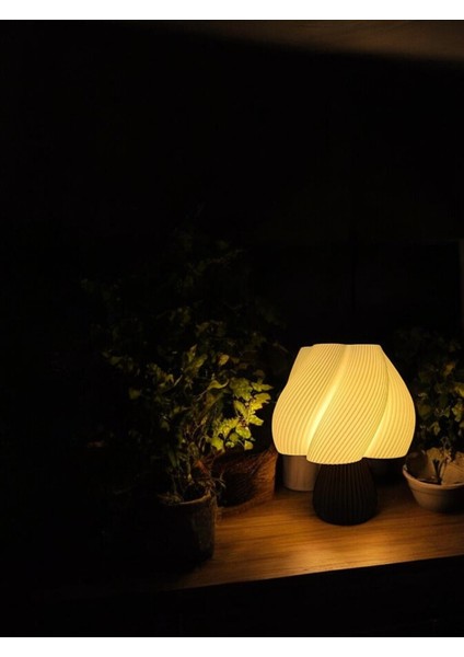 Vintage Dekoratif Bohem Abajur Gece Masa Lambası Ev Dekorasyon Siyah Krem modelleri