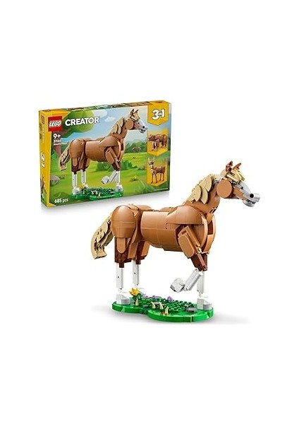 Creator 3'ü 1 Arada Güzel At 31166-9 Yaş ve Üzeri Doğa ve Hayvan Tutkunu Çocuklar Için Ayı, Ge