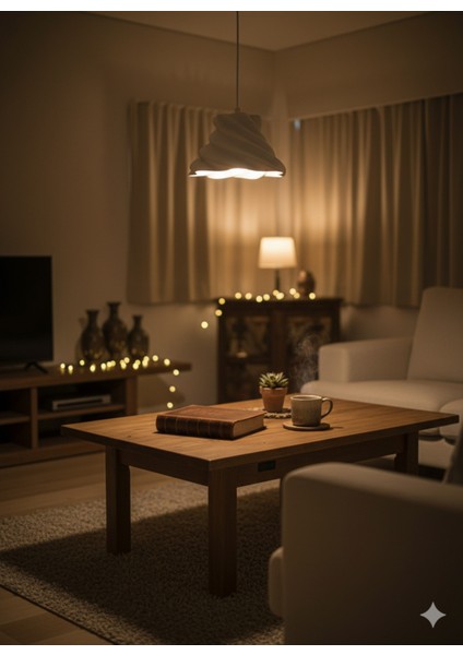 Modern Stroom Beton Dokulu Dekoratif Sarkıt Avize indirimleri