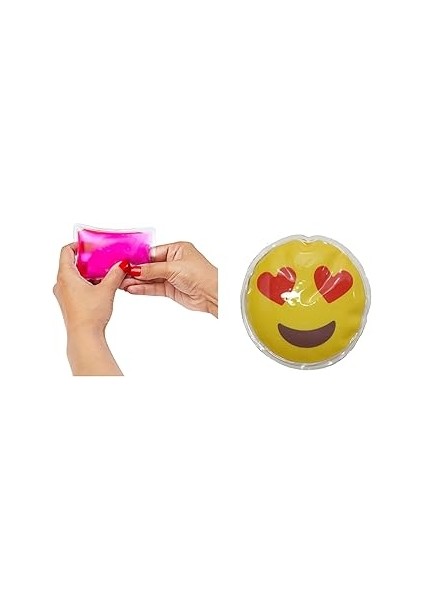 Bosphorus Homi Kalpli̇ Emoji̇ Şeki̇lli̇ Cep Sobasi,el Isitici,sicak Su Torbasi Pvc 9cm