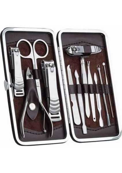 12 Parça El Ayak Temizleme Pense Kir Temizleme Aparatı Kaş Cımbızı - EG001S-4R6FB2 indirimleri