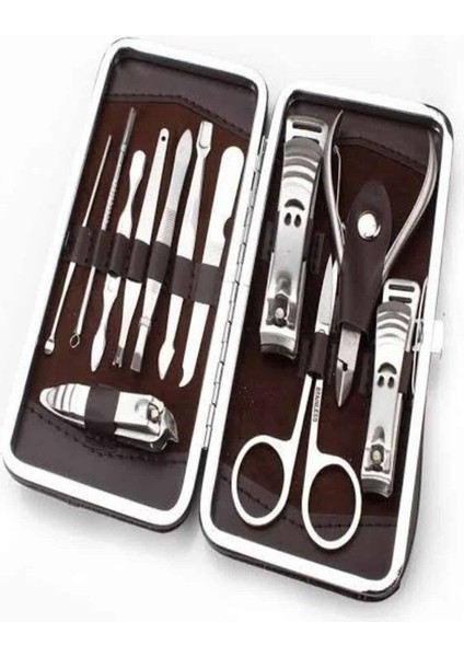 Tırnak Bakımı Tırnak Makası Profesyonel 12 Parça El Ayak Manikür Pedikür Set - EG001S-4RAQC fırsatları