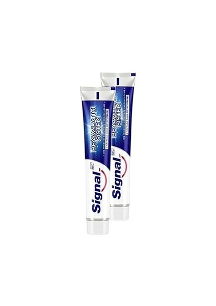 Signal Beyazlatıcı Sistem Diş Macunu 50 ml 2'li Set