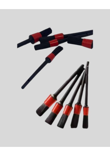 Araç Detay Temizlik Fırçası 5’li Set Çizmeyen Kıl Çok Yönlü Kullanım - MCT2563-1893 modelleri