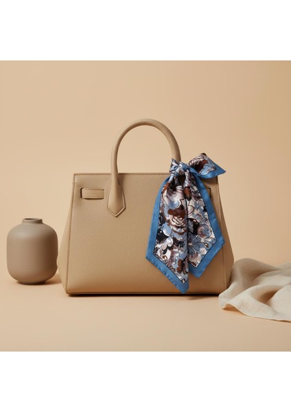 Sanatsal Çiçek Desenli Bandana Fular fiyatları