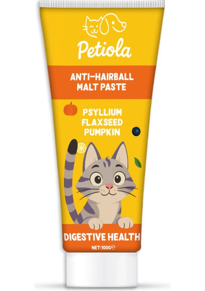 Sindirim Düzenleyici, Tüy Yumağı ve Kusma Önleyici Multivitamin Kedi Malt Macun 100 gr