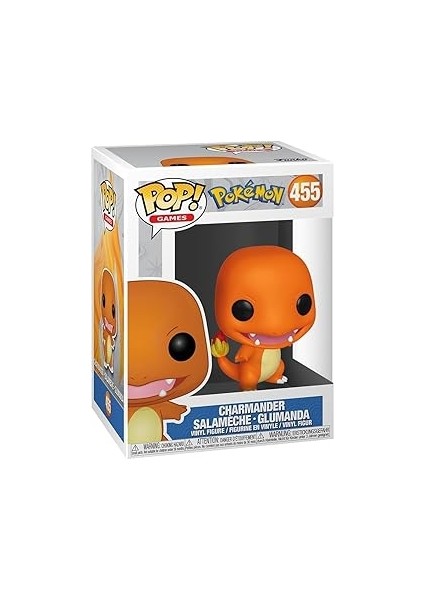 50403 Pop Oyunları: Pokemon Charmander Varsayılan, Renkli Oyuncak Figür