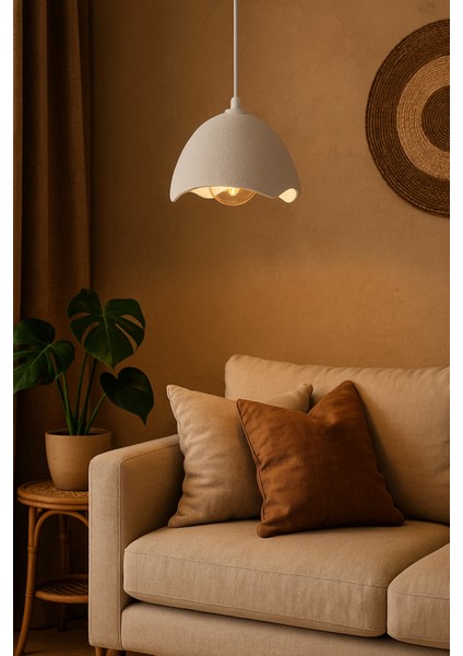 Şapka Form Beton Görünümlü Sarkıt Avize fiyatları