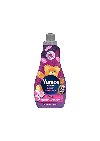 Yumoş Uzman Konsantre Çamaşır Yumuşatıcısı Renk Koruma 50 Yıkama (1 x 1200 Ml)