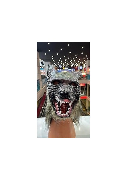 Halloween Kurt Köpek Maskesi, Korku Maskesi, Cadılar Bayramı Aksesuarları, Halloween Kostüm Aksesua