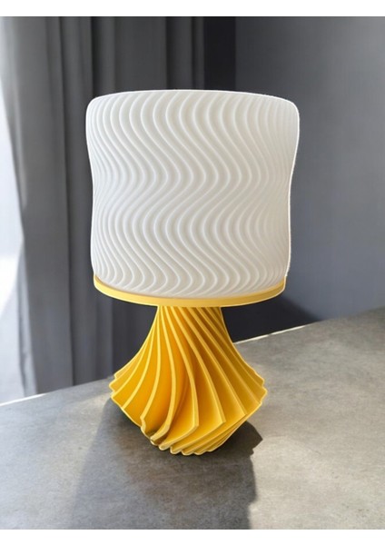 Elegance Tasarım Dekoratif Abajur 3D Ev Dekorasyon Bohem Vintage Dekorasyon Sarı modelleri