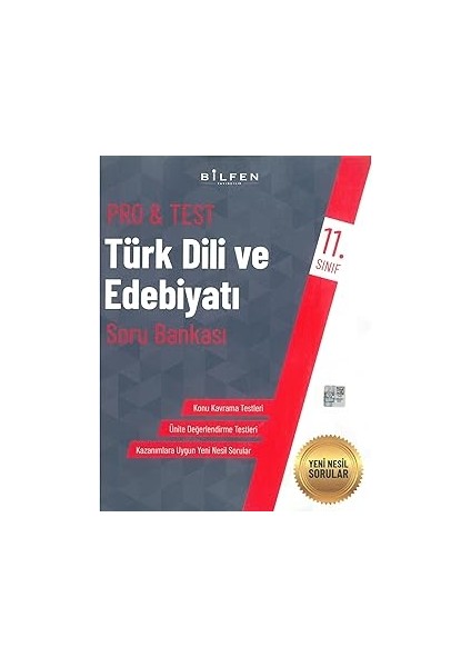 11 Sınıf Test Türk Dili ve Edebiyatı Soru Bank