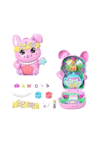 Polly Pocket™ Tavşancığın Çay Partisi Oyun Seti Polly Pocket Tavşancığın Çay Partisi Oyun