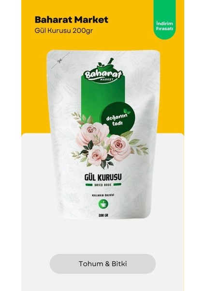 Gül Kurusu 200 gr