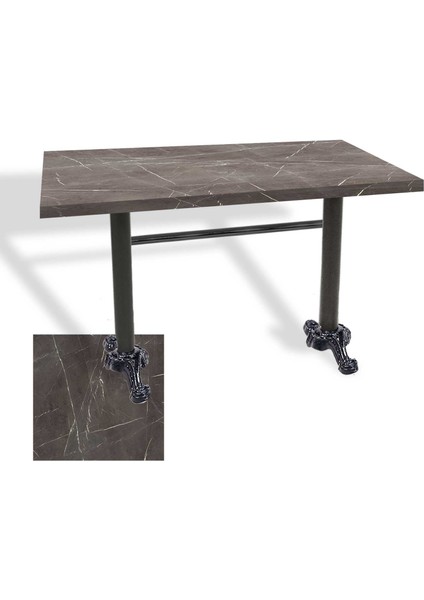 Çipa Laminat Tabla Masa (80X140) - Dark Emperador