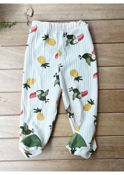 Organik Renkli Papağanlı Unisex 5'li Hastane Çıkışı modelleri