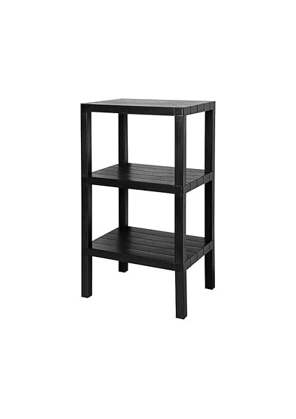 Deconox 3 Katlı Köşe Rafı | Banyo, Mutfak ve Kiler Için Yer Tasarruflu Organizer | Çok Amaçlı Plast