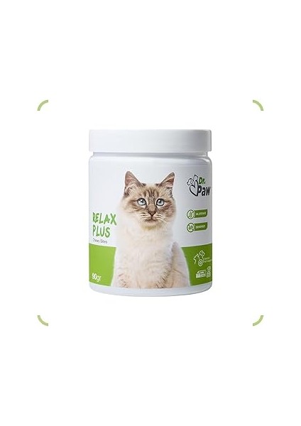 Relax Plus/stres Azaltıcı ve Rahatlatıcı Kedi Tableti (60 Adet/90 Gr)