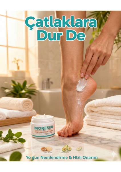 Ayak Ve Topuk Çatlak Kremi Ayak Bakım- Foot Care Cream