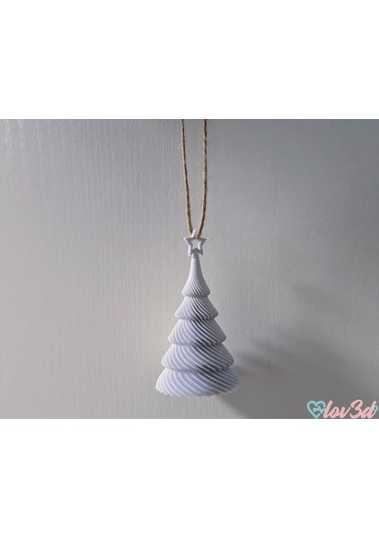 Yılbaşı Temalı Beyaz Çam Ağacı Süsü Mumluk Dekorasyon fiyatları