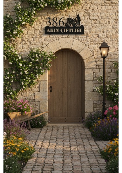 Kişiye Özel Isimli Metal Çiftlik Tabelası Kapı Duvar Tabela Bahçe Hediyesi fiyatları