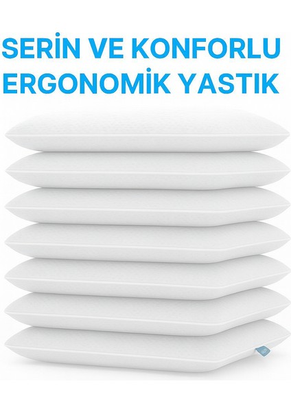 Serin ve Konforlu 8'li Ergonomik Yastık (1X1200GR)