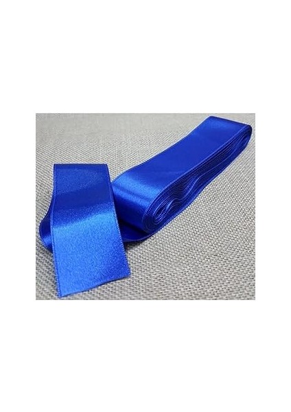Benim Marifetlerim - Sax Mavisi Saten Kurdele 4 cm 10 Metre