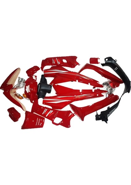 Kaporta Seti Kırmızı Lifan-Cub + Far / Stop