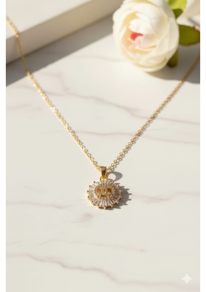 Baget Taşlı Kolye Küpe Set fiyatları