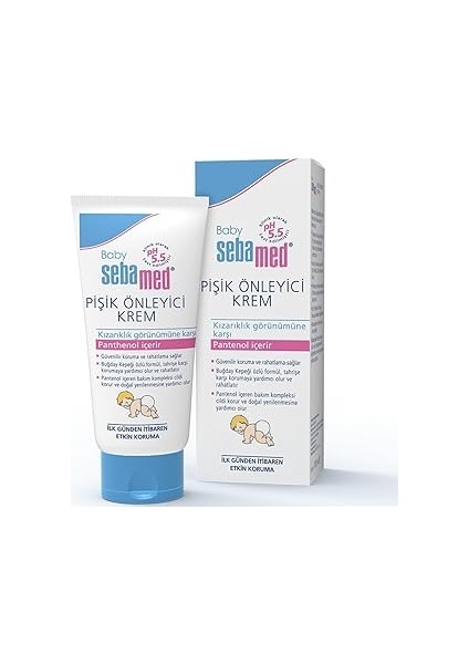Baby Ph 5.5 Yoğun Nemlendirici Etkili Pantenol Içerikli Koruyucu Bebek Pişik Önleyici Krem