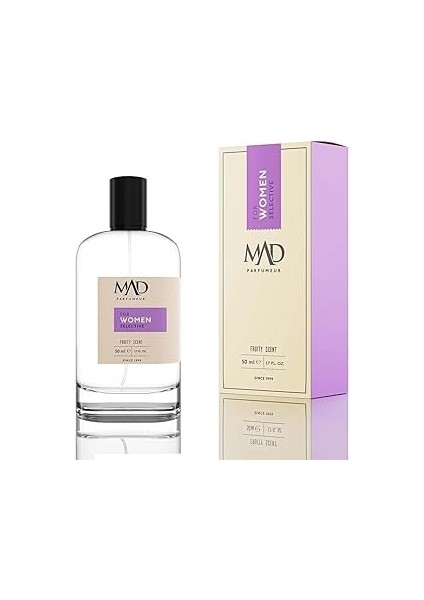 Mad L105 Selective Eau De Parfum (Edp) 50 ml Kadın Parfüm –ahududu, Kakao & Gül ile Tatlı ve Zarif