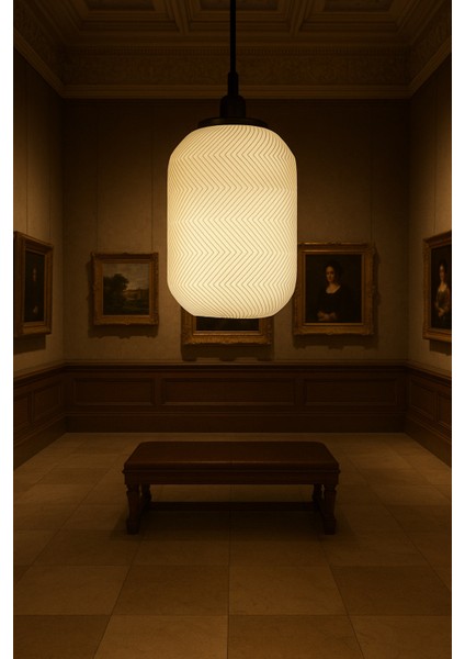 Dekoratif Avize Zikzak Serisi Iskandinav Ev Ofis Veranda Mutfak Çap 20 cm modelleri