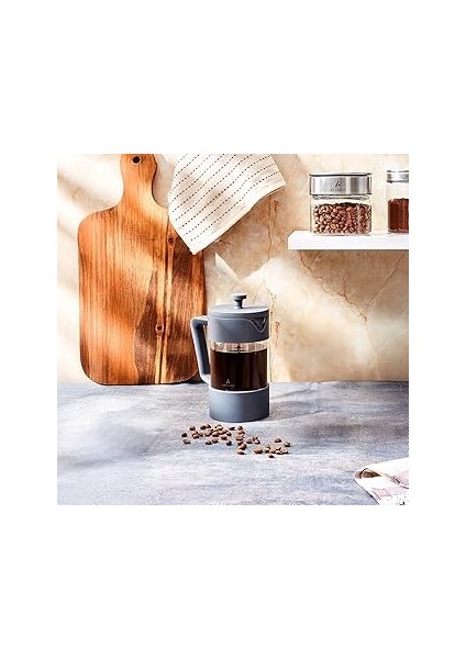 Ar Yıldız Doppio Grey French Press 600 ml